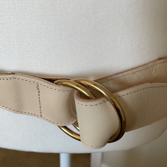 Cole Haan Tan Woven Belt